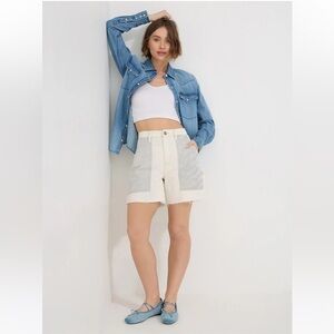 LEE WOMEN'S HIGH RISE CARPENTER SHORT Size 30 NEW